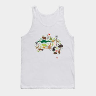 Australian Animals Tank Top